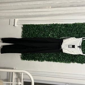 NEW! NEVER WORN Pants/business/jumpsuit, M, black /white from Streetwear Society